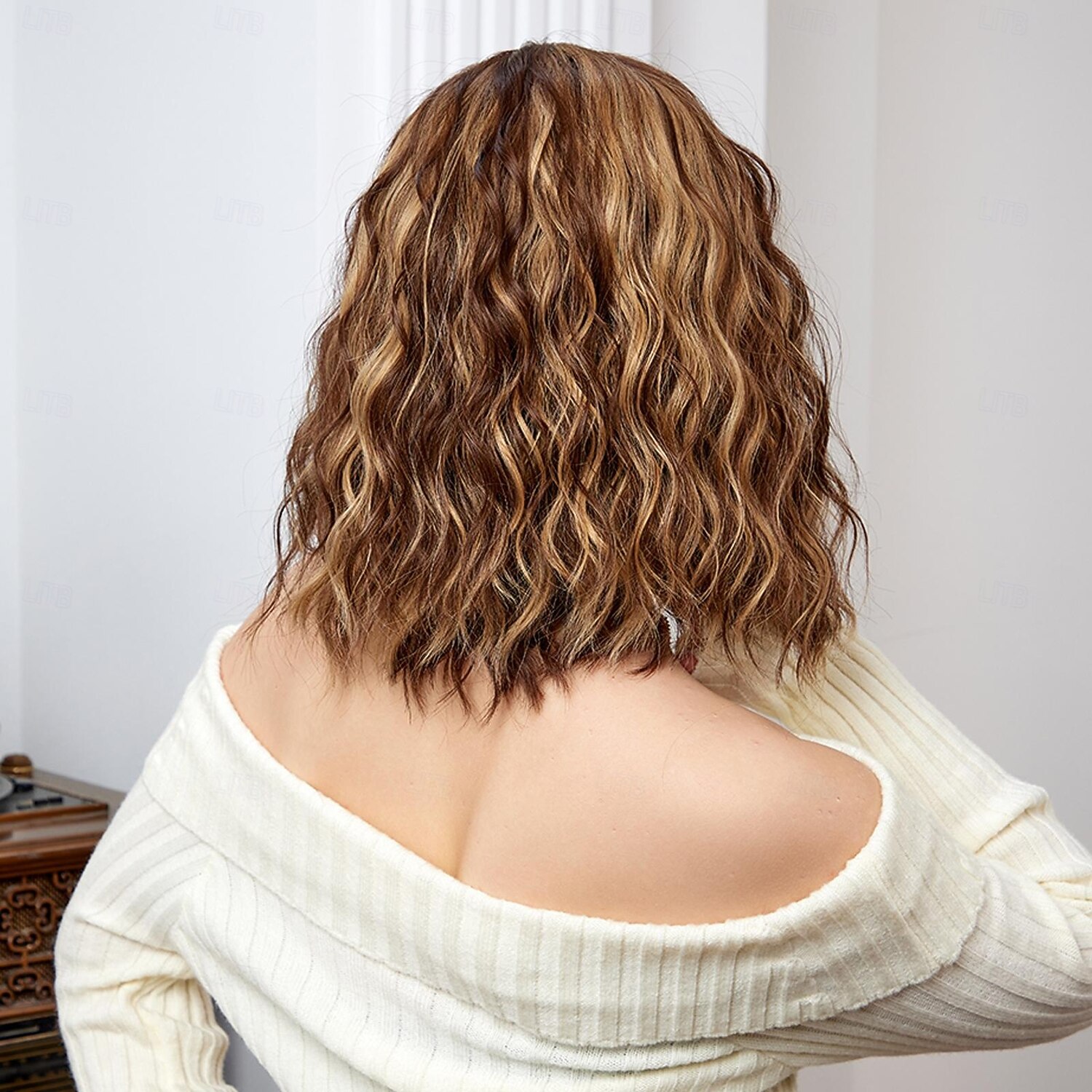 2025年 コスプレウィッグ 弾丸カール ボブスタイル・ヘアカット ニートバング バング付き かつら 14 インチ ダークブラウン 合成 女性用 弾性ある 愛らしいです 快適 ダークブラウン  コレクション – $23.99 –P7