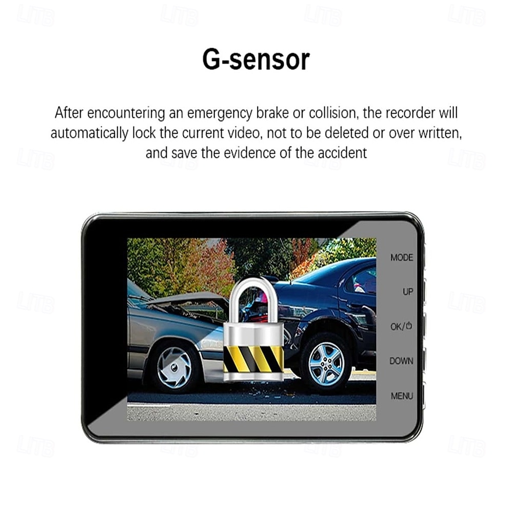 A10 1080p New Design / Full HD / HD Car DVR 170 Degree Wide Angle 4 inch IPS Dash Cam with Night Vision / G-Sensor / Parking Monitoring Car Recorder 2025 - $45.99 –P10