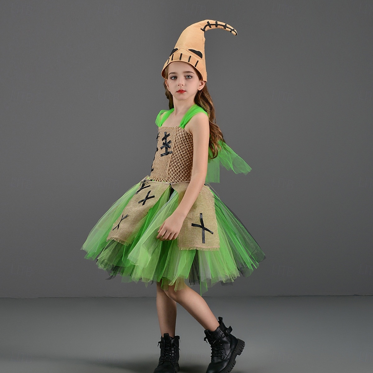 The Nightmare Before Christmas Oogie Boogie Costume Tutu Kid's Girls' Dress Up Party Christmas Children's Day Easy Carnival Costume 2025 - $30.99 –P12