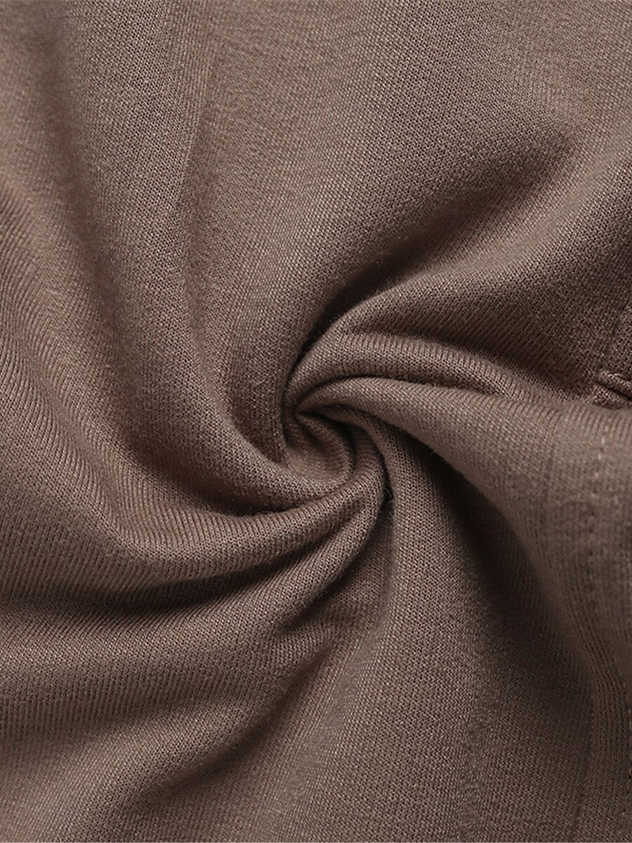 Women's Sweatpants Chinos Fashion Streetwear Full Length High Waist Plain Pocket Elastic Waistband Comfy Soft Comfortable Micro-elastic Outdoor Street Brown Fall Winter Regular Fit 2025 - $26.99 –P8