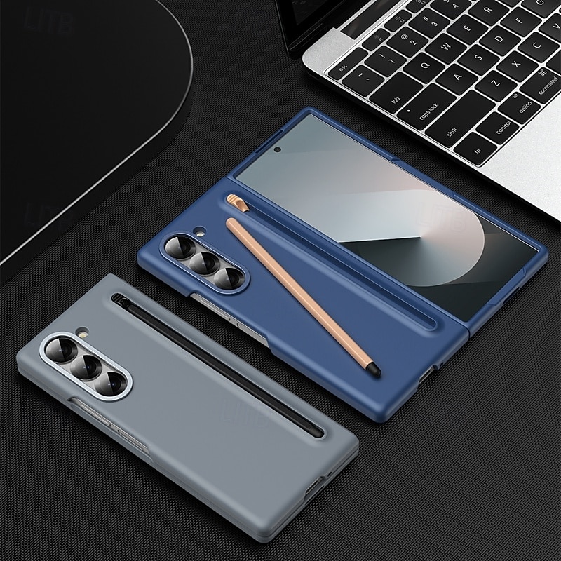 Phone Case For Samsung Galaxy Z Fold 7 Z Fold 6 Z Fold 5 Z Fold 4 Z Fold 3 Back Cover with Screen Protector with S Pen Shockproof Armor PC 2025 - $29.99 –P6