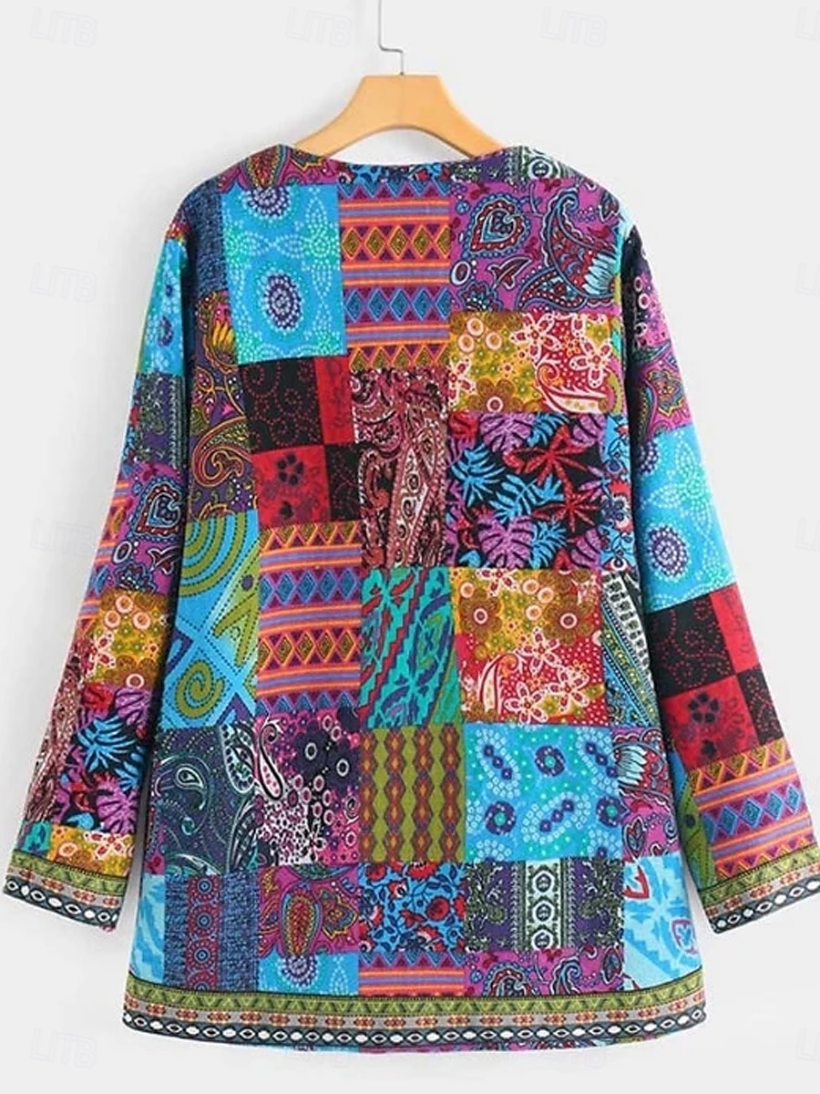 Damen Elegante Staubtücher Elegante Jacken Freizeitjacke Frühling Herbst Winter Regulär Mantel Normale Passform Bequem Lässig / Alltäglich Mode Jacken Langarm Druck Einfarbig Einfach Verstellbar Rosa 2025 - $29.99 –P4