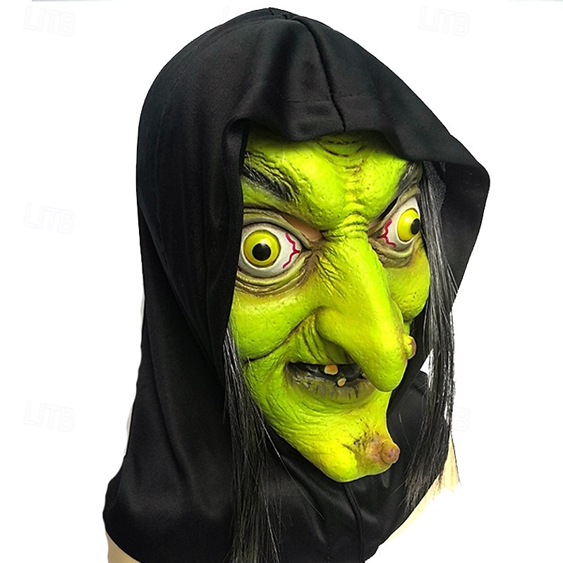 Halloween Boszorkány Maszk Halloween Kellékek Felnőttek Férfiak Nők Unisex Horrorisztikus Ijesztő Jelmez Halloween Karnevál Könnyű Karneváli Jelmez a Walpurgis éjre 2025 - $32.99 –P4