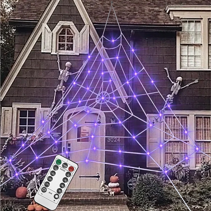 5m Guirlandes Lumineuses 125 LED Violet Lumières de vacances Guirlandes lumineuses en filet à LED Halloween Créatif USB Alimenté par Port USB de 2025 ? $28.99 –P2