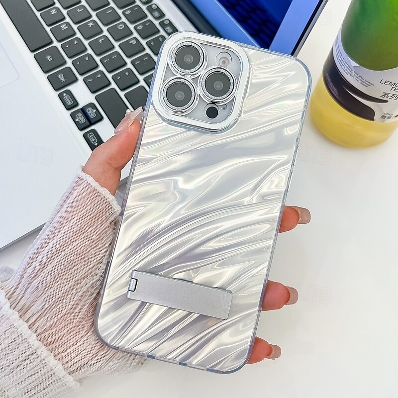 téléphone Coque Pour iPhone 16 Pro Max Plus iPhone 15 14 Pro Max Plus iPhone 13 Pro Max Coque Arriere Avec Support Protecteur d'objectif de caméra Antichoc Placage PC de 2025 ? $13.99 –P11