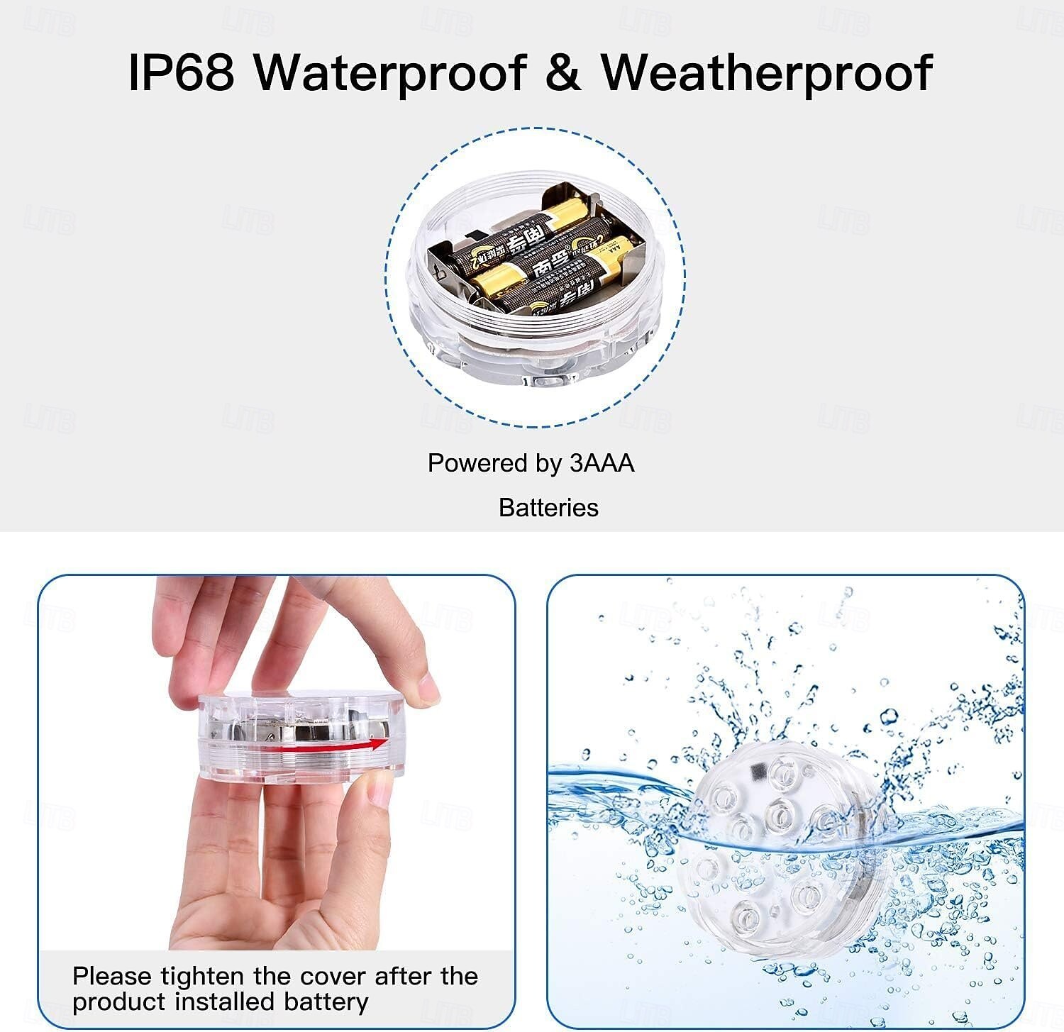 4pcs LED Pumpkin Light with the Remote Control Waterproof for Halloween Decoration Color Changing Waterproof LED Lights for Holiday Party Decor Glass Vase Swimming Pool Underwater Lamp Halloween Jack-O-Lantern Lights 2026 - $37.99 –P7