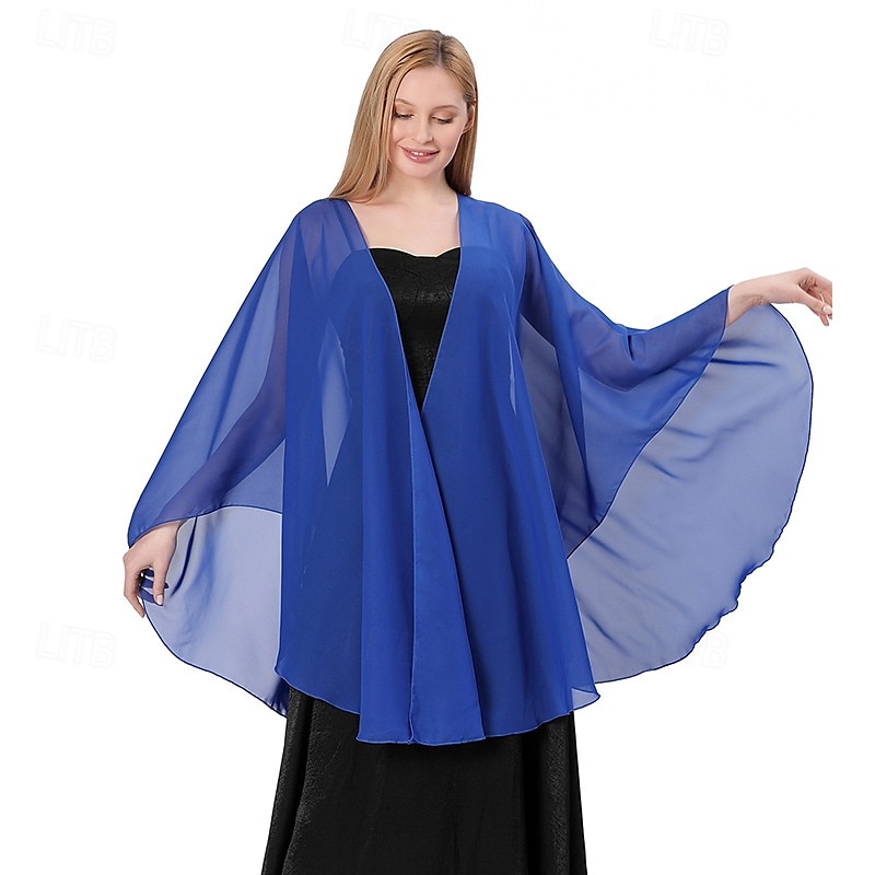 Women's Shawls and Wraps for Evening Dress Chiffon Scarf Soft Elegant Pashmina Wedding Bridal Scarve 2025 - $30.99 –P4