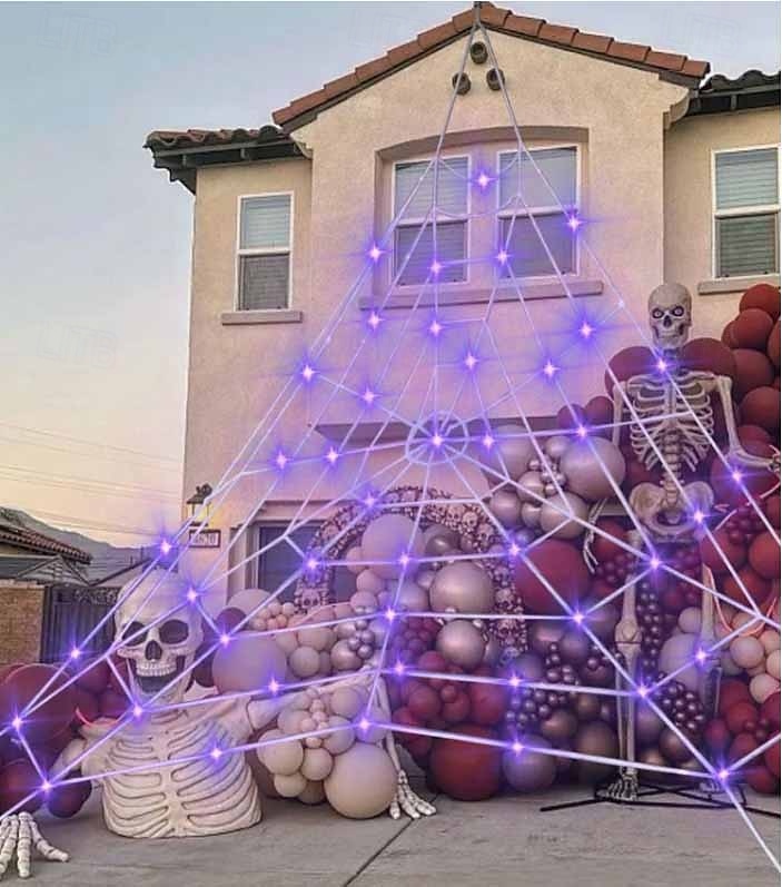 5m Guirlandes Lumineuses 125 LED Violet Lumières de vacances Guirlandes lumineuses en filet à LED Halloween Créatif USB Alimenté par Port USB de 2025 ? $28.99 –P3