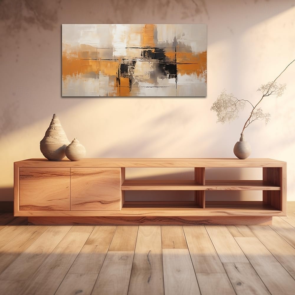 Peinture à l'huile faite à la main, toile murale, décoration moderne abstraite pour salon, décoration de maison, roulée, sans cadre, peinture non étirée de 2026 ? $69.99 –P11