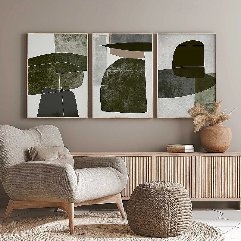 Ölgemälde handgemachtes abstraktes großes grünes Ölgemälde handgemalte Wandkunst beiges Ölgemälde handgemachtes großes grünes minimalistisches Kunstwerk Wandkunst Gemälde für Schlafzimmerdekoration 2025 - $116.99 –P8
