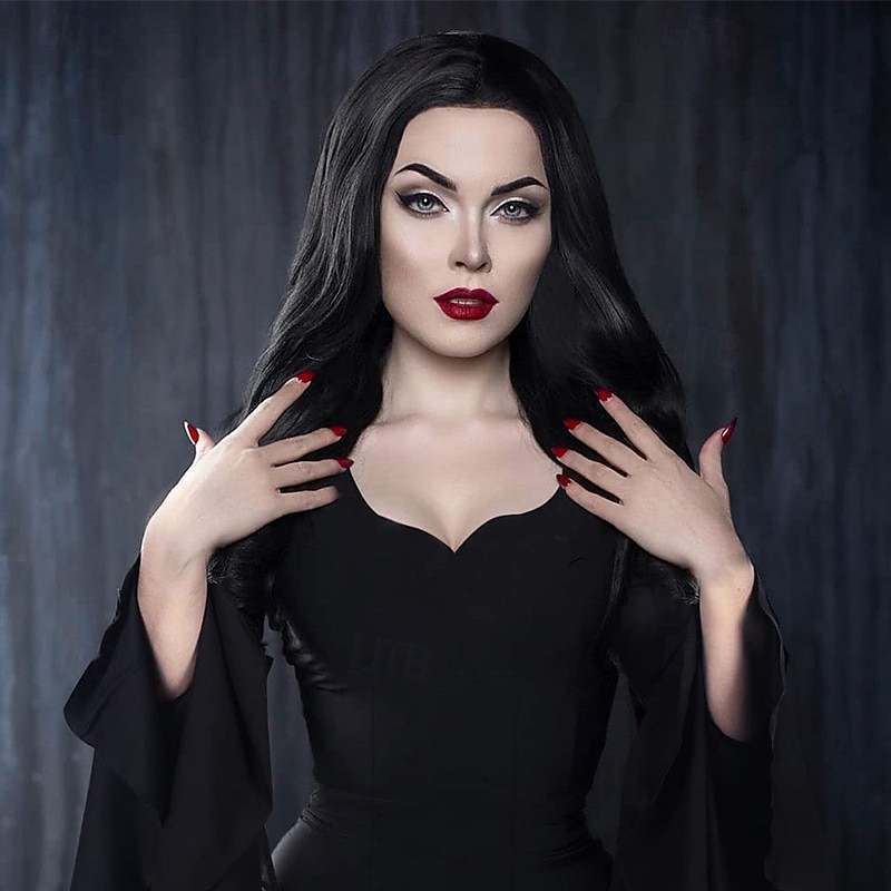 Quarta-feira Addams família Addams Mortícia Addams Vestidos Moda Cosplay filme for Mulheres Adulto Baile de Máscaras de 2025 por $60.99 –P4