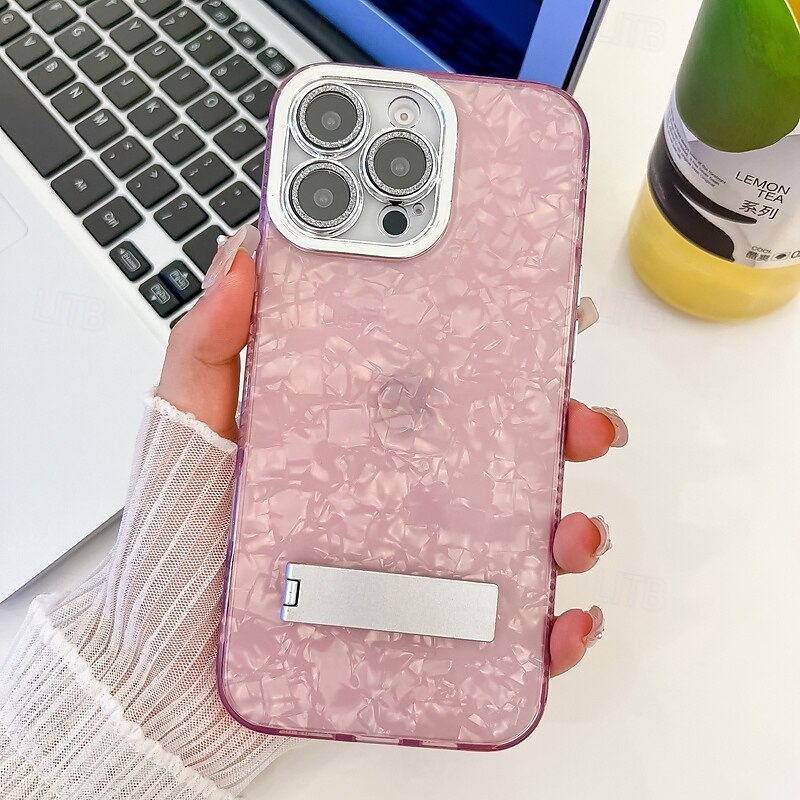 téléphone Coque Pour iPhone 16 Pro Max Plus iPhone 15 14 Pro Max Plus iPhone 13 Pro Max Coque Arriere Avec Support Protecteur d'objectif de caméra Antichoc Placage PC de 2025 ? $13.99 –P15