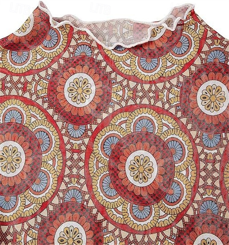 Retrò Vintage Anni '70 Disco Crop Top Hippie Stampa Per donna Giorno dei Re Mascherata Festa / Sera Parata dell'Orgoglio Mese dell'orgoglio Adulti Top del 2025 a $17.99 –P3