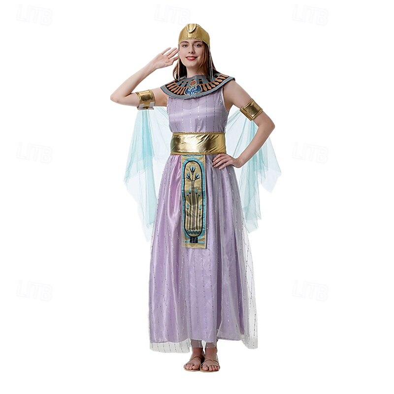 Cleopatra Halloween Maskerade Voksne Dame Karneval Ytelse Halloween Enkle Halloween-kostymer Kle deg opp 2025 - $52.99 –P3