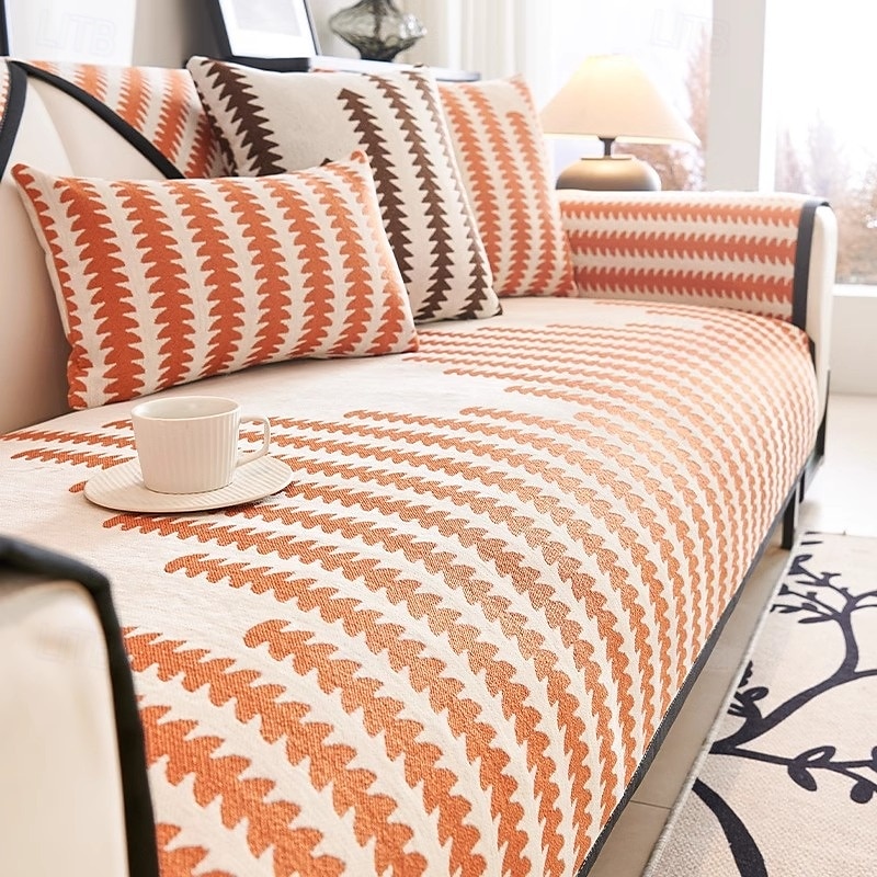 All-Season Chenille Couch Cover - Soft and Durable Fabric for Year-Round Comfort - Elegant Design Enhances Any Living Space - Protects Your Sofa from Spills, Stains, and Scratches - Easy to Fit, Remov 2025 - $24.99 –P7