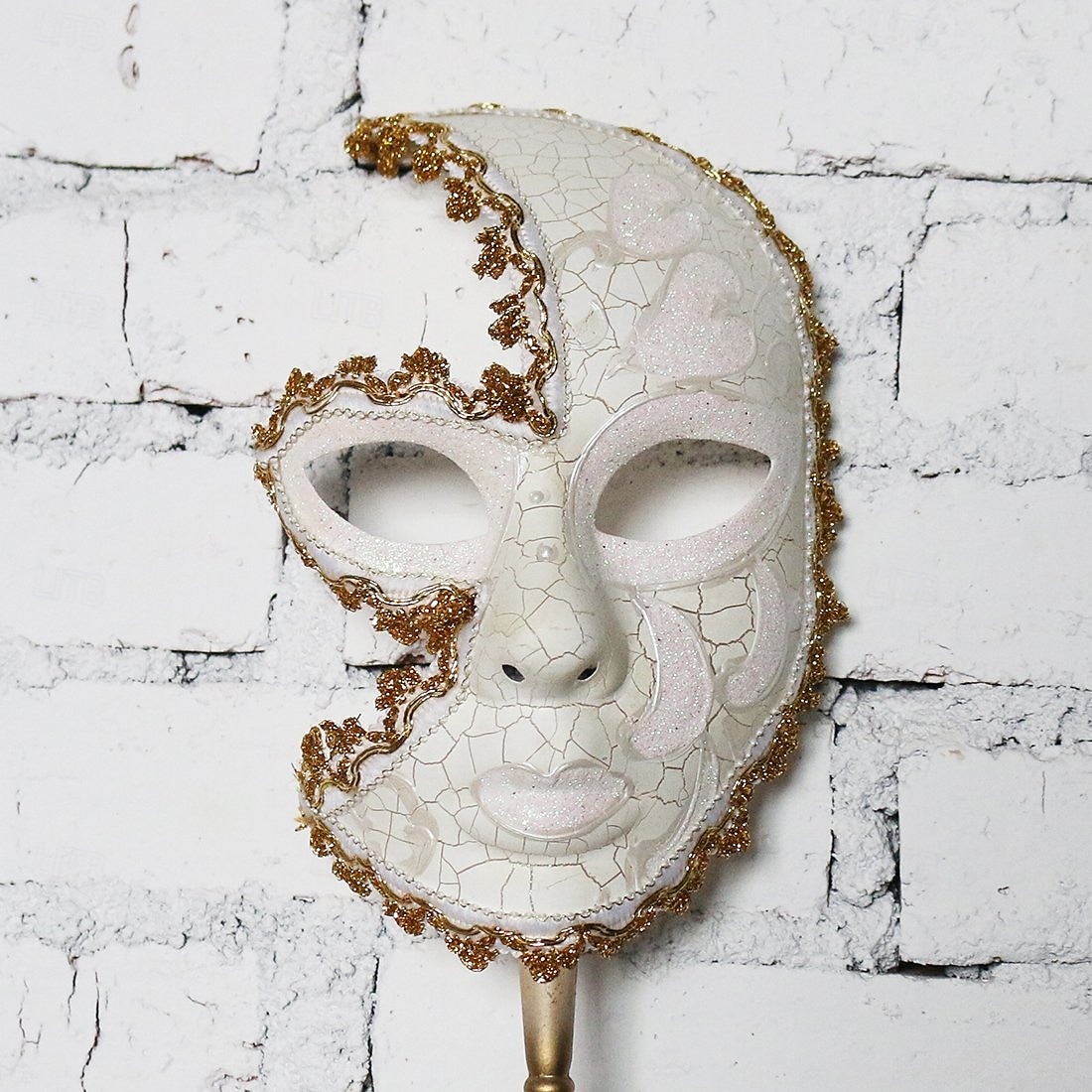 předvečer Všech svatých Maska Benátská maska Maska na tyči Karnevalová maska Dospělé Dámské předvečer Všech svatých Karneval Mardi Gras Párty večerní šaty Plesová maškaráda Maturitní ples Jednoduch 2025 - $26.99 –P4