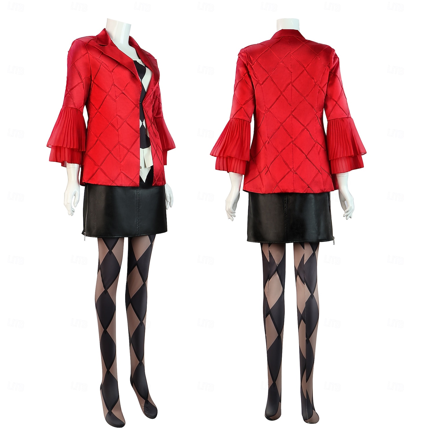 Joker Joker: Folie à Deux Harley Quinn Cosplay-kostym Kläder Herr Dam Film-cosplay Cosplay Karnival Maskerad Fest / afton 2025 - $82.19 -P15