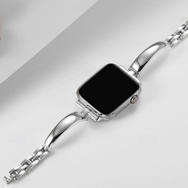 Solo Loop Kompatibilis valamivel Apple Watch óraszíj 38mm 40mm 41mm 42mm 44mm 45mm 49mm Női Fém kapocs ötvözet Csere óraszíj mert iwatch Ultra 2 Series 9 8 7 SE 6 5 4 3 2 1 2025 - $14.99 –P13