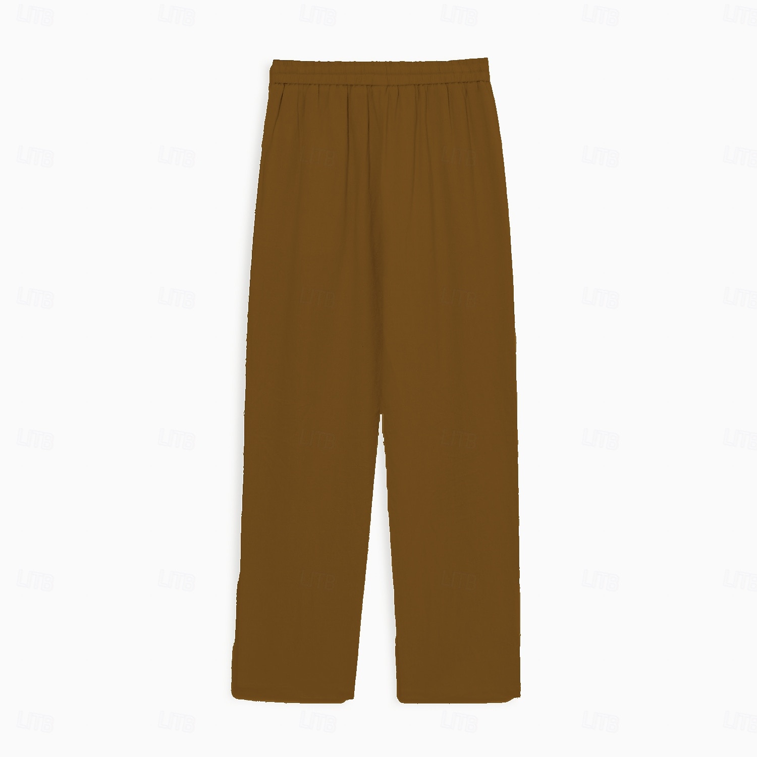 Herre Aktiv Linbukser Bukser kinesisk Helfarge Full lengde Formell Bryllup utendørs Elegant Ferie Lysegrønn Brun Mikroelastisk 2025 - $12.09 –P4