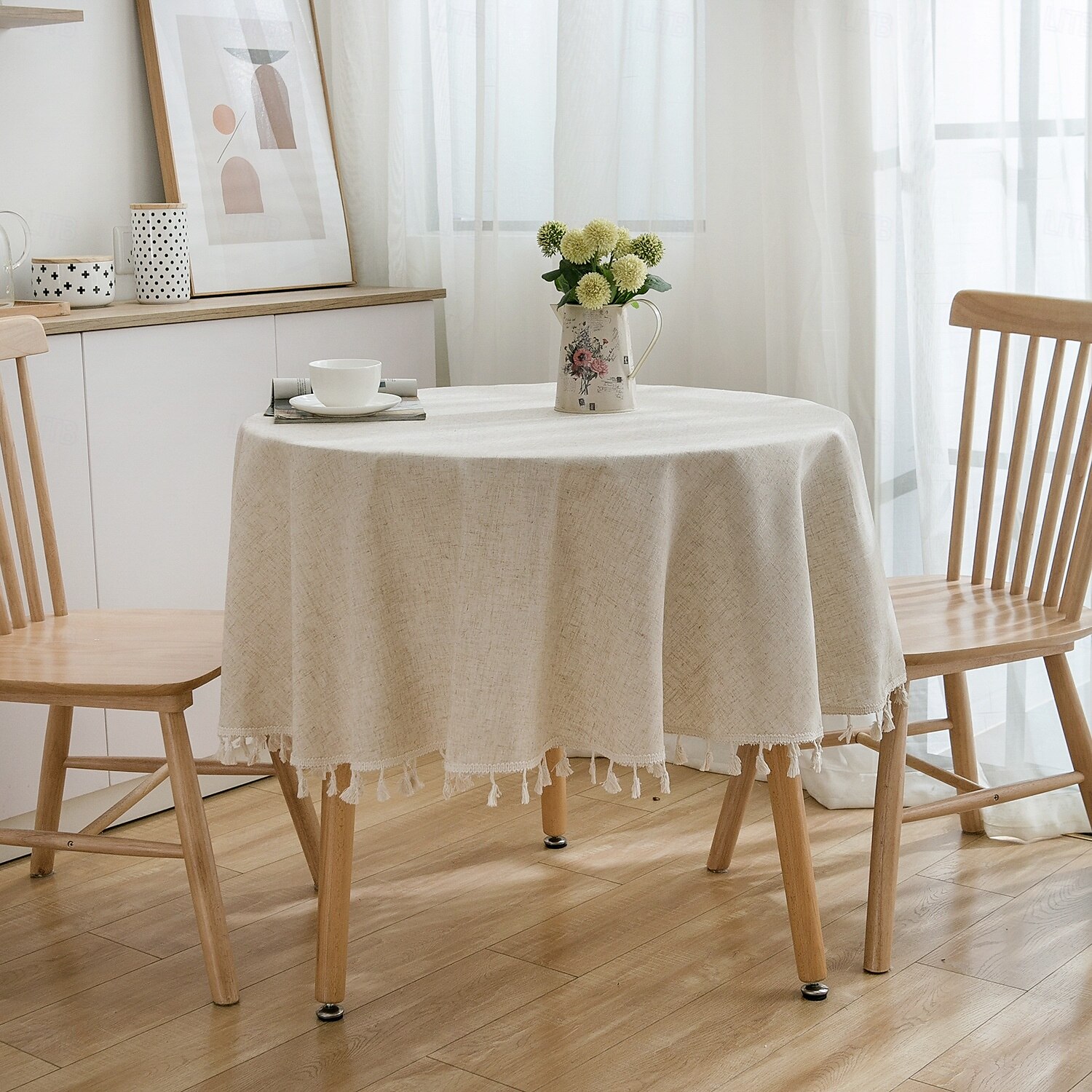 Round Tablecloths Elegant and Durable Table Covers Perfect for Dining and Kitchen Tables Ideal for Everyday Use or Special Occasions 2025 - $21.99 –P1