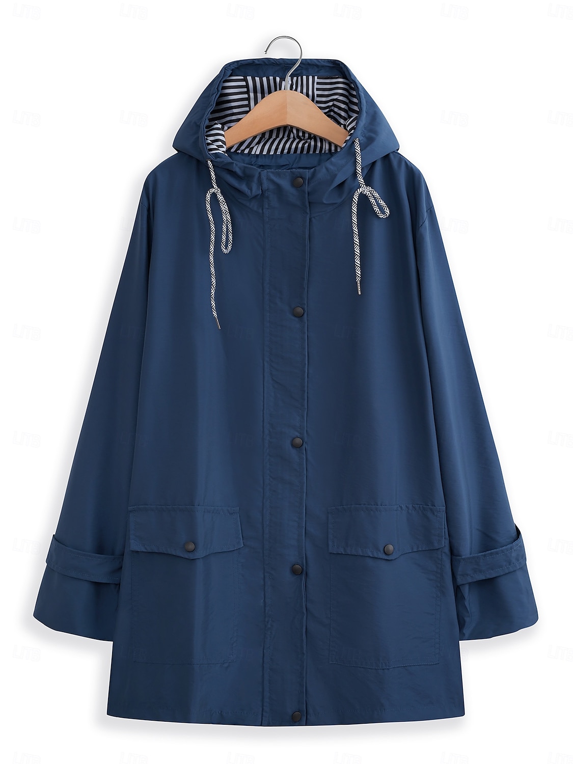 Women's Rain Jacket Hiking Raincoat Waterproof Jacket Outdoor Windproof Quick Dry Lightweight Hooded Windbreaker Parka Trench Coat Top Camping Hunting Fishing Navy Pink Blue Purple 2026 - $35.99 –P4