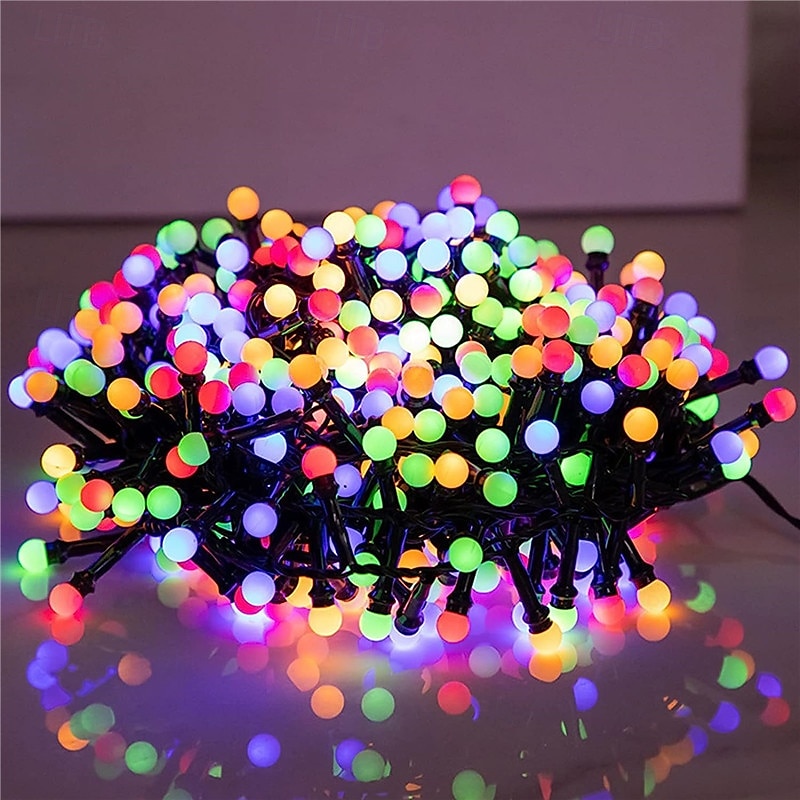 vanntette led fe string lights 5m/10m julelys dc31v eu/us/au/uk plug led string lights for outdoor  & innendørs innredning 2025 - $44.99 –P1