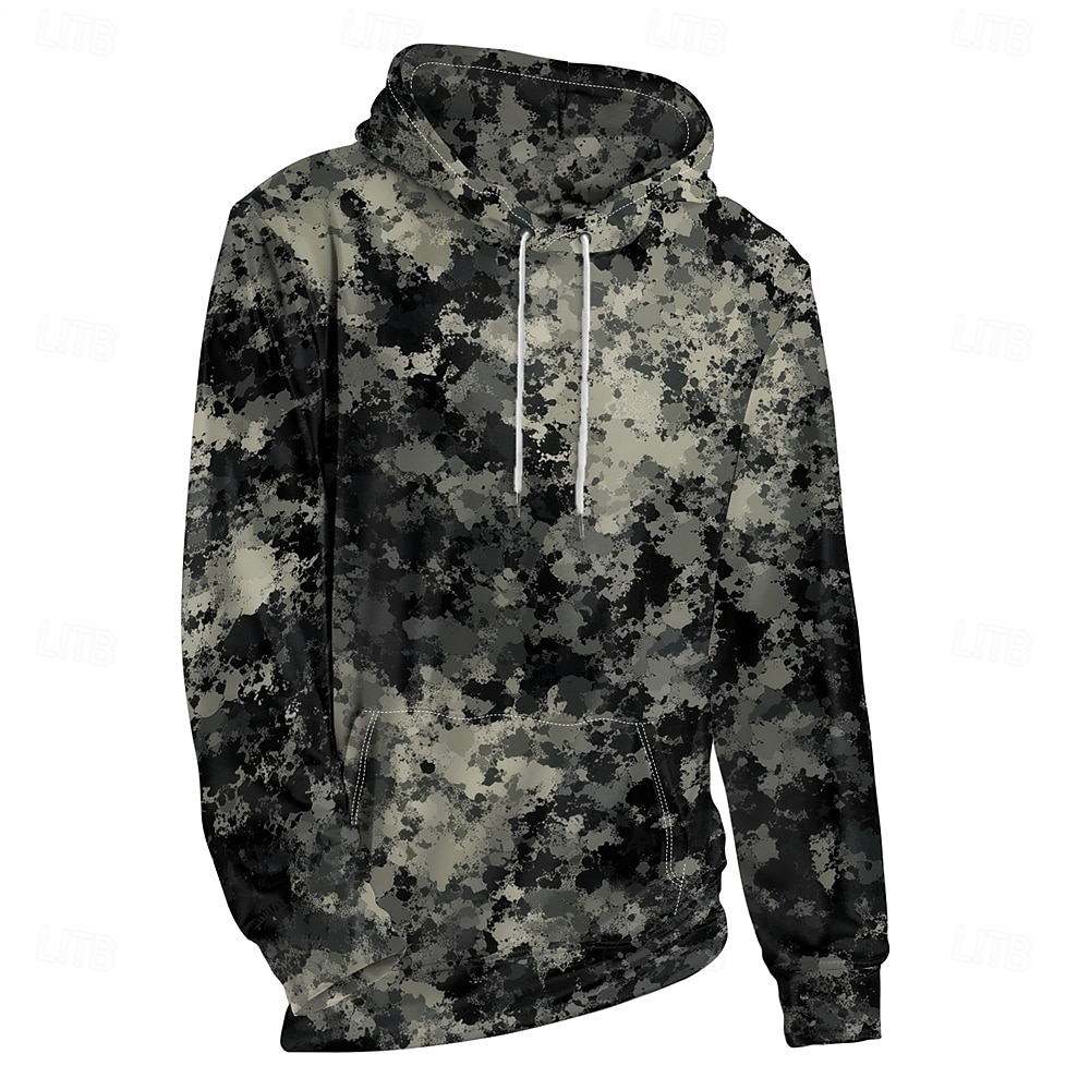Homens Gráfico camuflagem Moletom Moletons Férias Diário Manga Longa Com Capuz Férias Esportes Para Noite Camuflado Estampado Inverno Primavera & Outono Designer de 2025 por $36.99 –P6