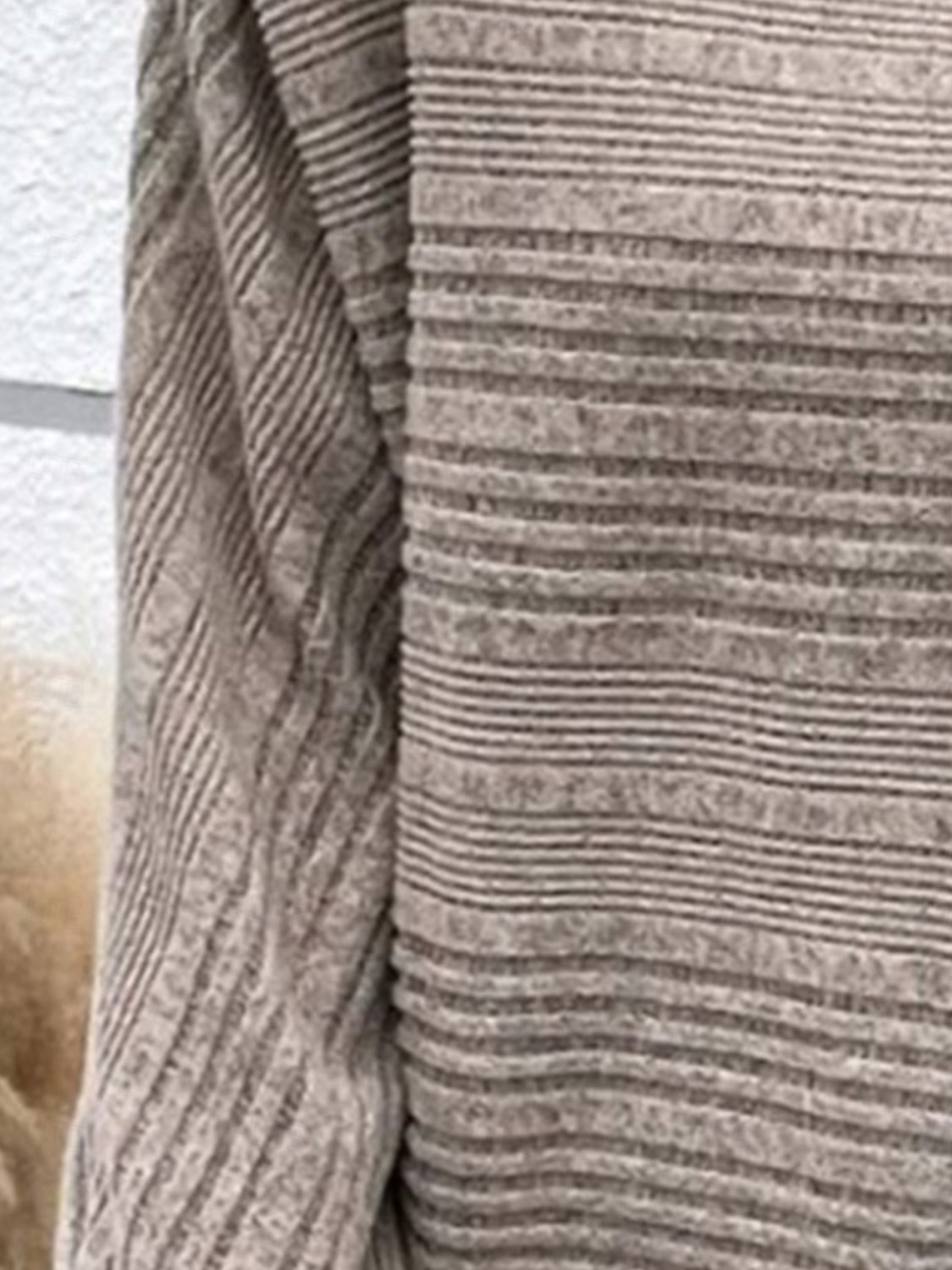 Damen Tunika elegant stylisch Fledermausärmel Langarm normale Oberteile U-Boot-Ausschnitt Arbeit rot blau khaki grau Frühling Herbst Winter 2025 - $29.99 –P3
