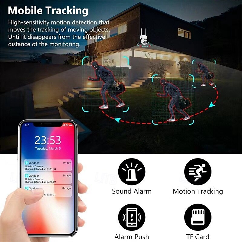 IP Camera 1080P Mini Wireless Motion Detection Remote Access IR-cut Indoor Support 128 GB 2025 - $31.99 –P9