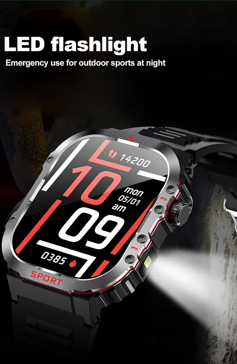 iMosi G45 Smart Watch 1.81 inch Smartwatch Fitness Running Watch Bluetooth Pedometer Call Reminder Sleep Tracker Compatible with Android iOS Men Hands-Free Calls Waterproof Media Control IP 67 41mm 2025 - $36.99 –P4