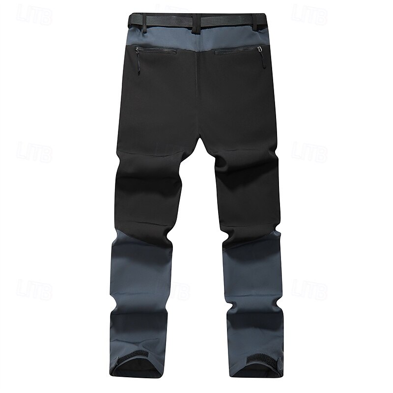 Herren Cargohosen Wanderhose Wanderhosen Taktische Hosen Militär Patchwork Winter Außen Regular Fit warm Fleece-Futter Wasserdicht Hosen / Regenhose Armeegrün Khaki Jagd Klettern Camping / Wandern 2025 - $45.99 –P6