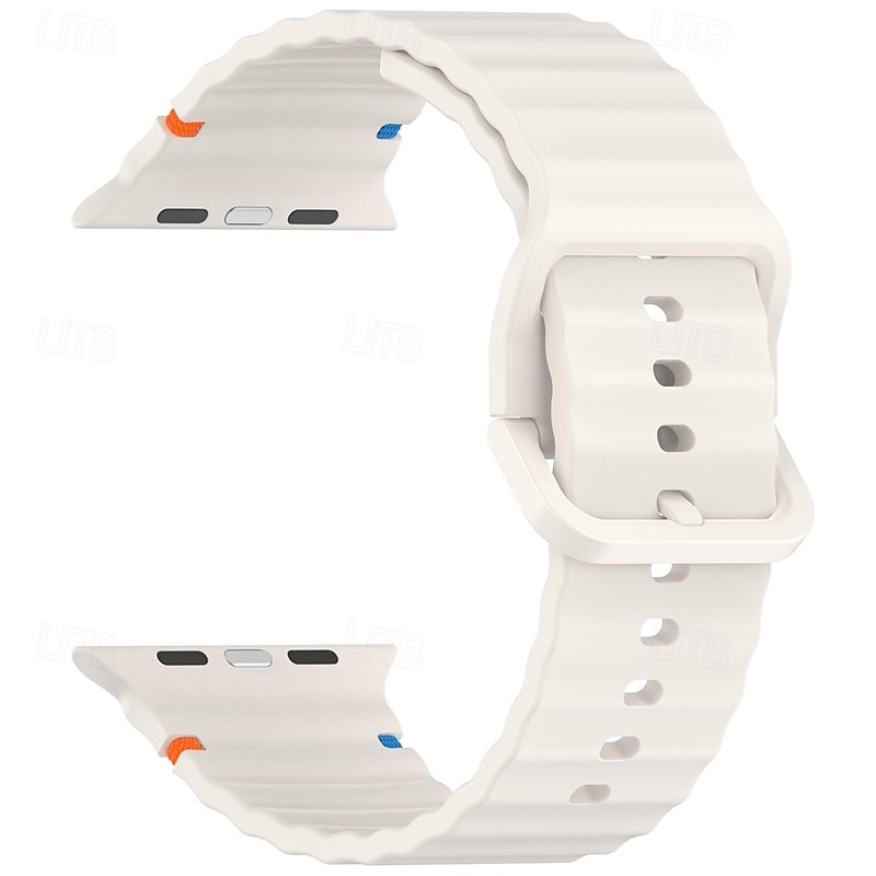 Sportszíj Kompatibilis valamivel Apple Watch óraszíj 38mm 40mm 41mm 42mm 44mm 45mm 49mm Elasztikus Állítható Szilikon Csere óraszíj mert iwatch Ultra 2 Series 9 8 7 SE 6 5 4 3 2 1 2025 - $10.99 –P12