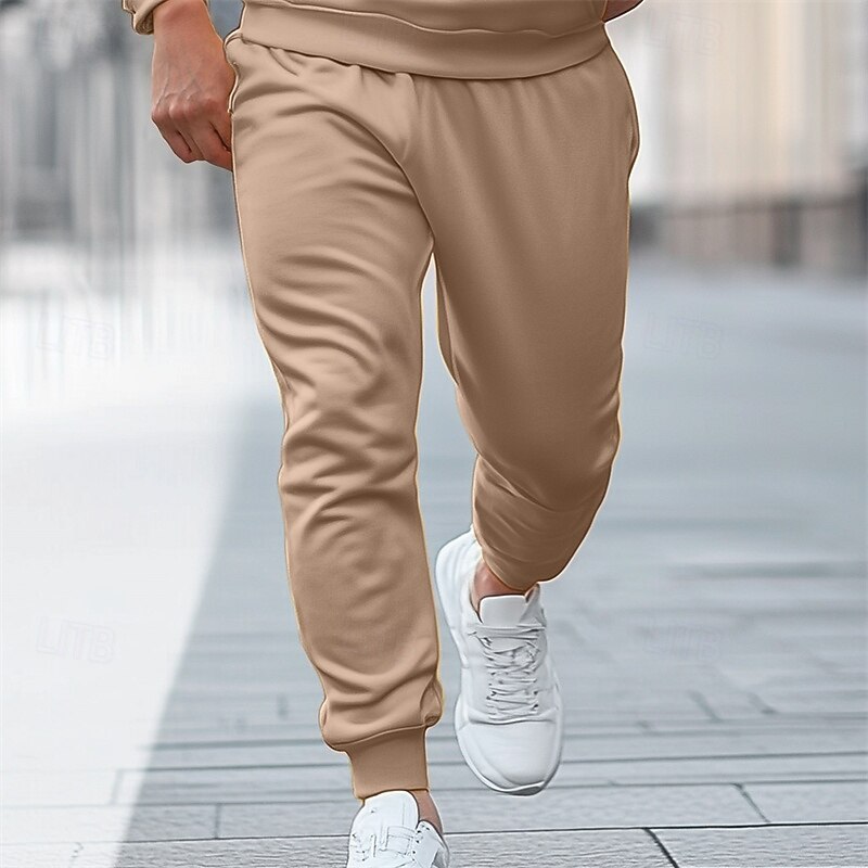 Per uomo Pantaloni da tuta Joggers Pantaloni in Pile Pantaloni Pantaloni invernali Coulisse Elastico in vita Tinta unica Comodità Morbido Lunghezza intera Casa Sport all'Aperto Quotidiano Moda del 2026 a $17.99 –P5