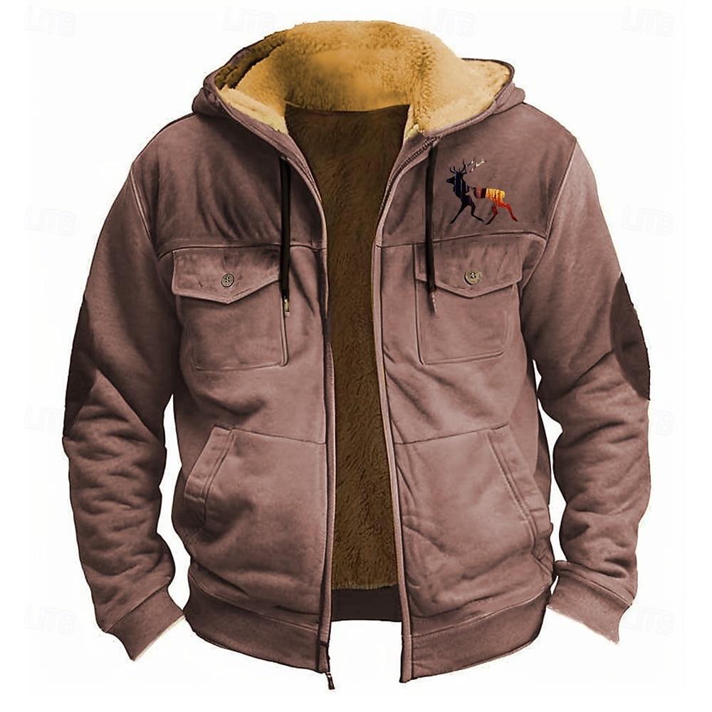 Per uomo Ogni Vello Felpa con cappuccio Felpe Felpa con cappuccio Manica lunga Felpa con cappuccio Con cappuccio Di tendenza Stampa 3D Per eventi Da caccia Abbigliamento di strada Nero Rosso Cerniera del 2025 a $40.99 –P4