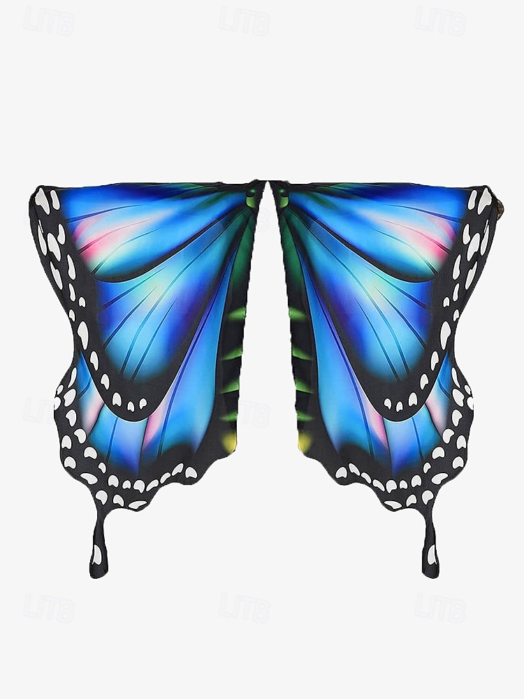 Vibrant Butterfly Wings Costume for Women - Colorful Party Accessory for Halloween, Cosplay, and Festivals 2025 - $18.99 –P6