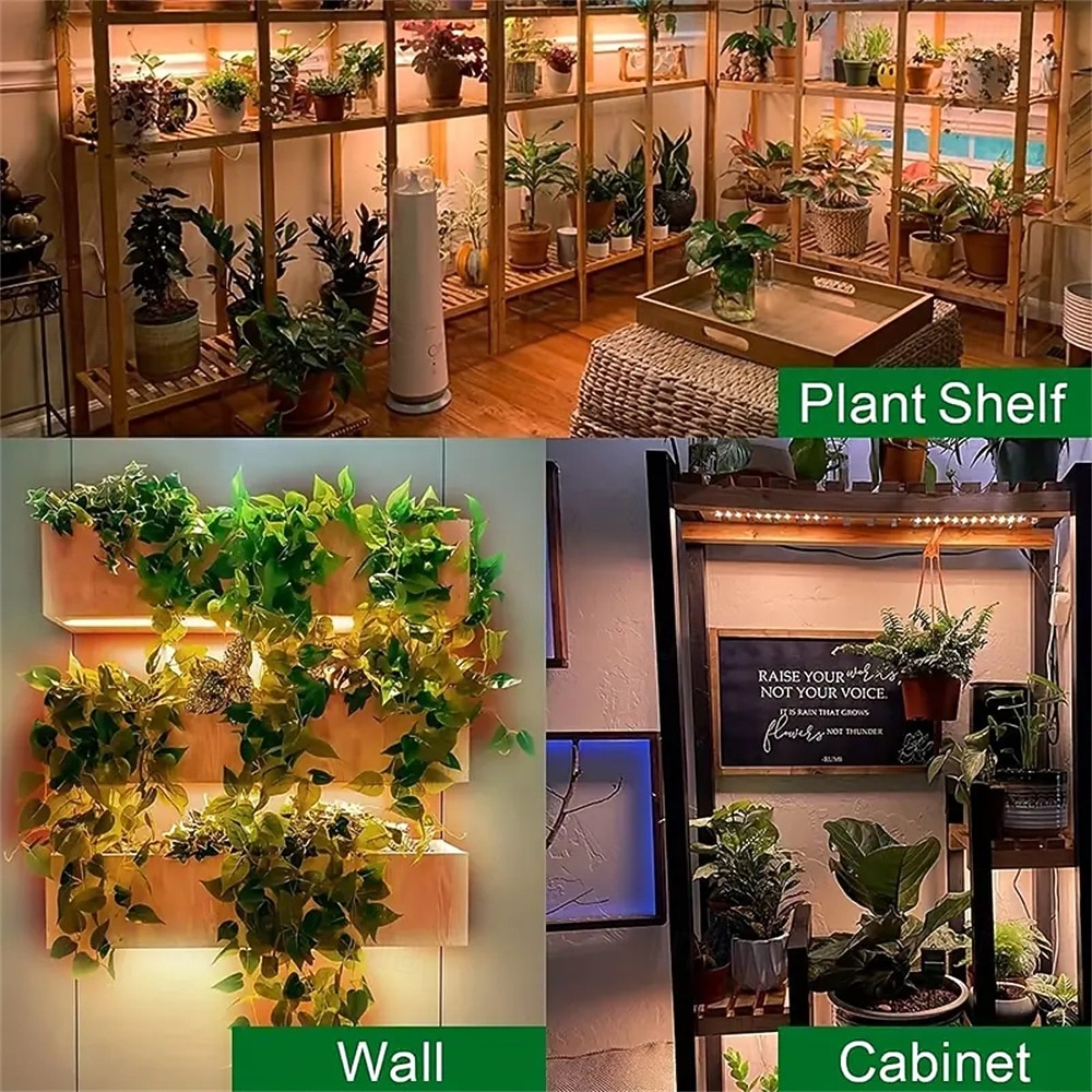 LED Plant Grow Light Full Spectrum for Indoor Nursery Light Plant Coloring Timed Dimming Grow Light Panel 2025 - $13.99 –P4