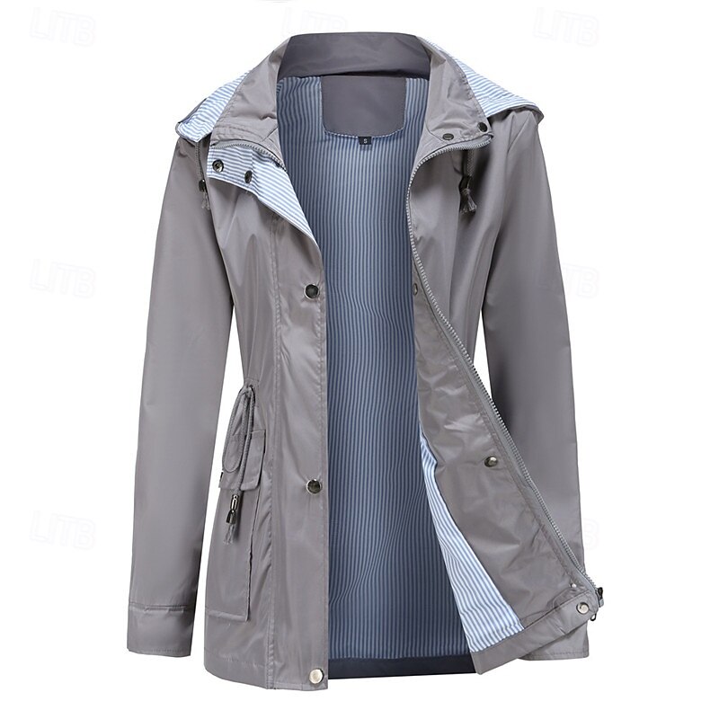 Femmes Veste de randonnée Hiver Automne Extérieur Coupe-vent Fermeture Éclair Frontale Hydrofuge Veste légère Fermeture éclair intégrale Camping / Randonnée / Spéléologie Noir Jaune Rouge Bordeaux de 2026 ? $61.99 –P11
