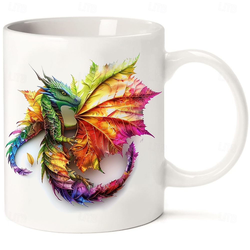 drage kaffekrus 11 oz keramisk krus morsomt krus morsomt kaffekrus for familie/venner/søster/kollega nyhet kaffekrus sommer vinter drinkware fest/jule/bursdagsgave 2026 - $16.99 –P3