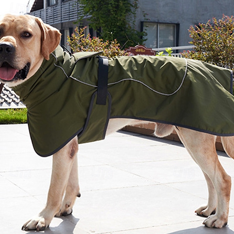 Hund Kappor Jakke Dunjackor Mode Vinter Reflekterande Vattentät Varm Mode Bekväm Utomhus Vardag Hemma kläder Hundkläder for Medium Stor 2025 - $27.99 –P2