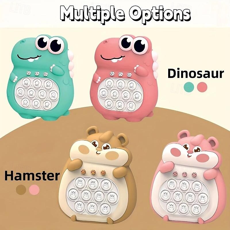 1pc Intelligence Toy, 4 Modes, 999 Game Levels, With Lights, Fast Press Game Console, Handheld Game Console, Fast Puzzle Game Console, Press Bubble Fidget Toy, Game Console 2025 - $18.49 –P7