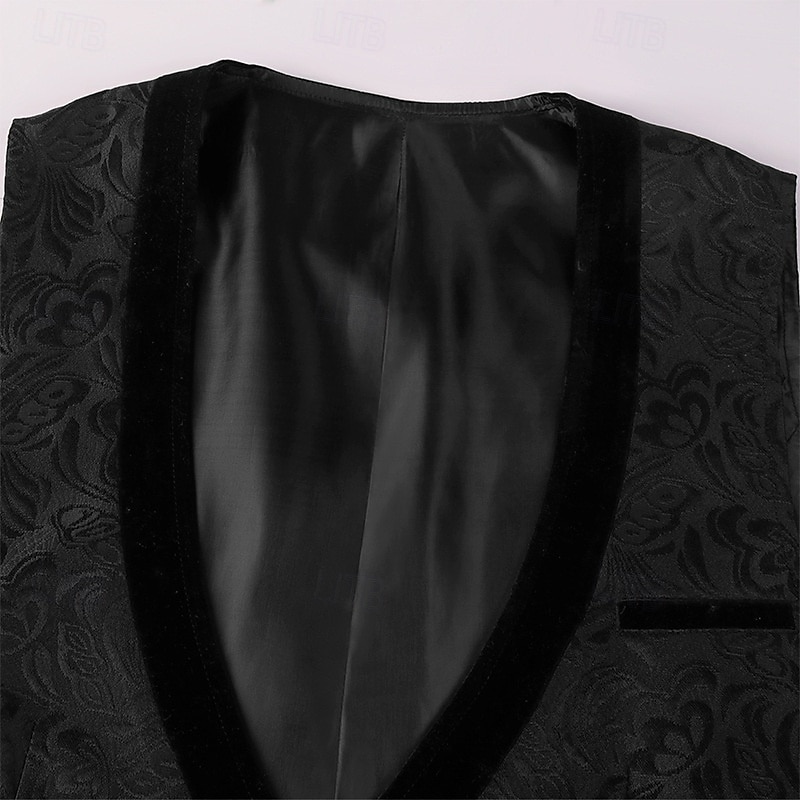 Vittoriano Medievale Rinascimento Gilet Principe Aristocratico Slim Fit Jacquard Scollo a V Costume Per uomo Vichingo Fantasia Reale Carnevale Mascherata Performance Adulti Gilet del 2026 a $32.99 –P10