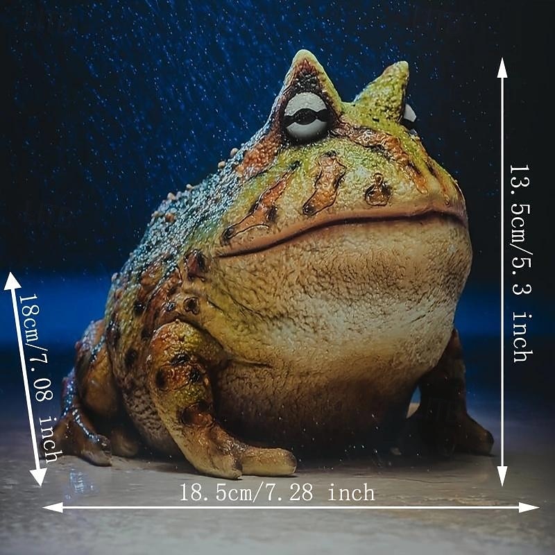 statua di rana in resina - versatile decorazione per interni/esterni per giardino, davanzale &visualizzazione desktop - perfetta per Halloween, Natale, Ringraziamento del 2025 a $30.99 –P11