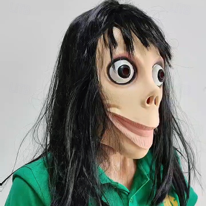 Sikoly MOMO Párok Maszk Halloween csoportos családi jelmezek Felnőttek Férfi Női Ijesztő jelmez Parti Mindszentek napja Farsang Mardi Gras Könnyű farsangi jelmez 2025 - $20.99 –P4
