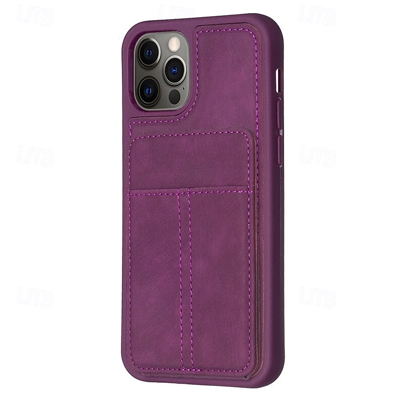 telefon Carcasă Pro iPhone 15 14 Pro Max Plus iPhone 13 12 11 Pro Max Pouzdro na peněženku se stojánkem Slot pro kartu Retro TPU PU kůže 2025 - $14.99 –P4