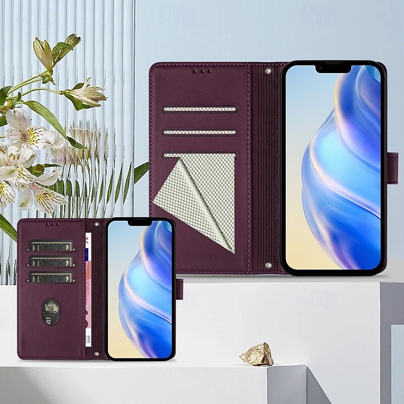 telefon Maska Pentru Samsung Galaxy S24 Ultra Plus S23 S22 S21 S20 Ultra Plus FE A55 A35 A25 A15 5G A73 A53 A33 A23 A13 S25 Ultra Portofel Card Magnetic cu Lanyard cu curea de mână Retro TPU PU piele 2025 - $13.99 –P9