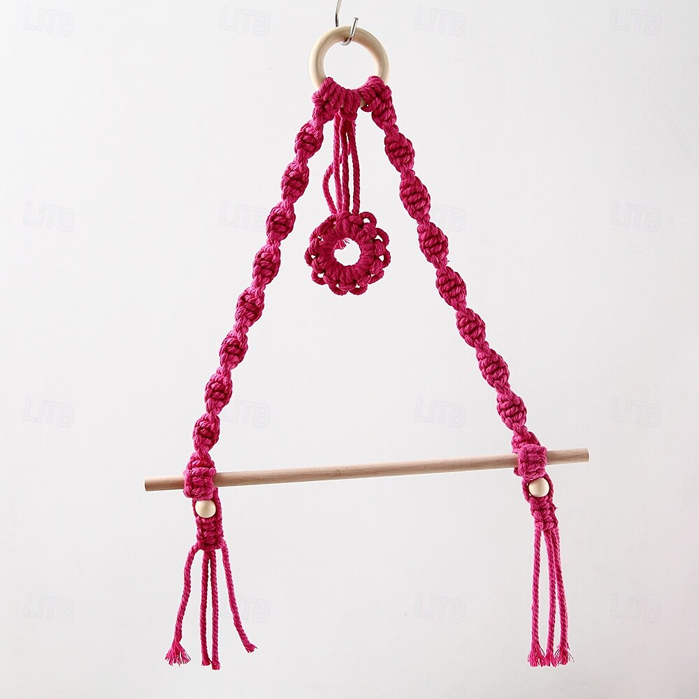 Towel Holder Eco-friendly Multifunctional Wood Cotton Rope Towel Storage Rack for Home 2025 - $116.99 –P12