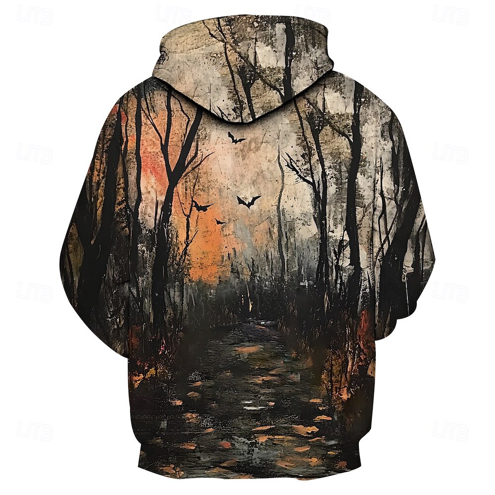 Víspera de Todos los Santos Fantasma Calabaza Sudadera Pullover Víspera de Todos los Santos 3D Bolsillo delantero Gráfico Para Pareja Hombre Mujer Adulto Víspera de Todos los Santos Carnaval Mascarada 2025 - $29.99 –P4