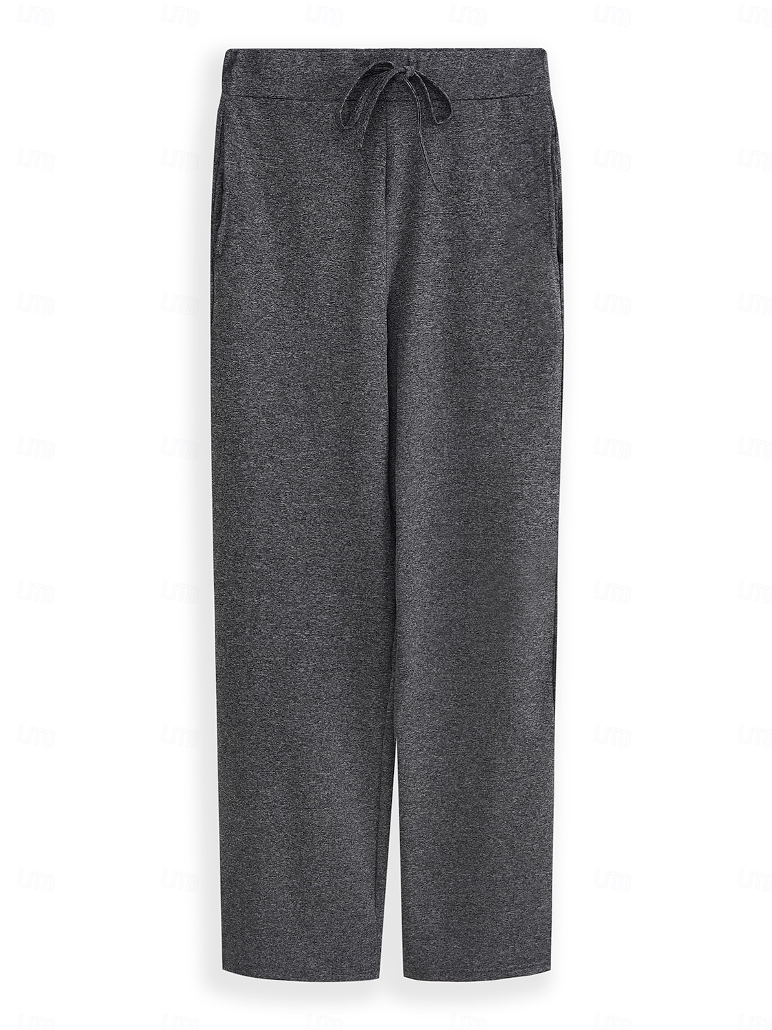 Women's Sweatpants Wide Leg Pants Trousers Active Streetwear Casual Full Length Mid Waist Plain Pocket Drawstring Elastic Waist Breathability Soft Comfortable Micro-elastic Outdoor Street Daily 2025 - $23.99 –P1