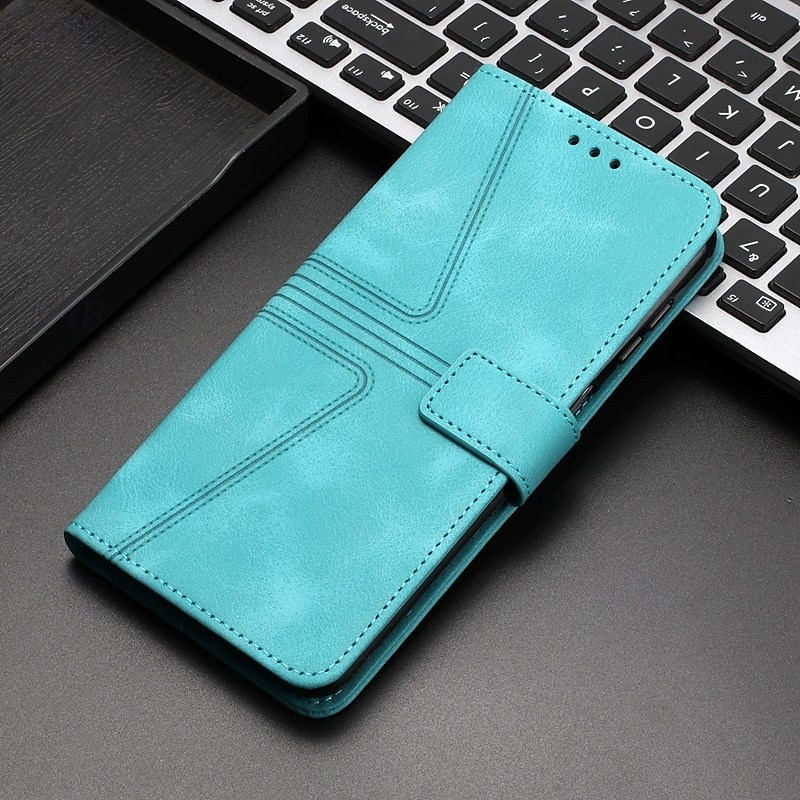 teléfono Funda Para iPhone 16 Pro Max Plus iPhone 15 Pro Max Plus iPhone 14 13 12 11 Pro Max Plus Tarjetas billetera con Soporte Magnética con correa de muñeca Retro Cuero de PU 2025 - $16.99 –P5