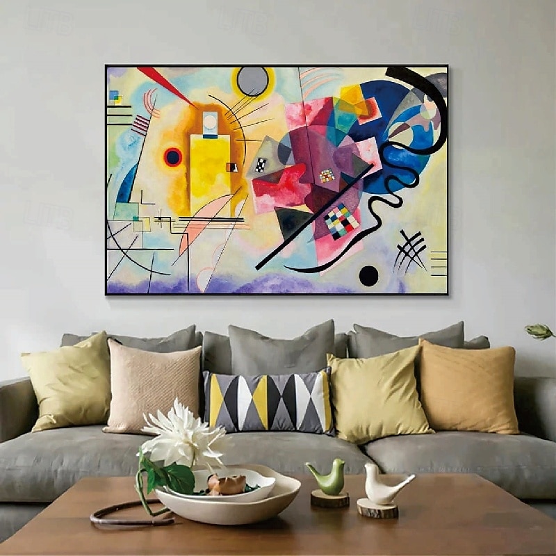 handgeschilderde beroemde wassily kandinsky olieverfschilderij compositie vii 1913 door wassily kandinsky canvas schilderij handgemaakte olieverfschilderij wandkunst schilderijen voor woonkamer 2025 - $183.99 –P6